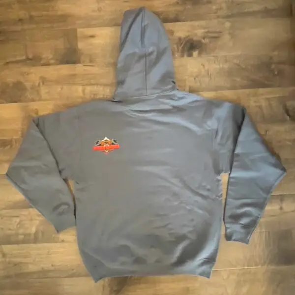 Gray ride the Beartooths sweatshirt - rear